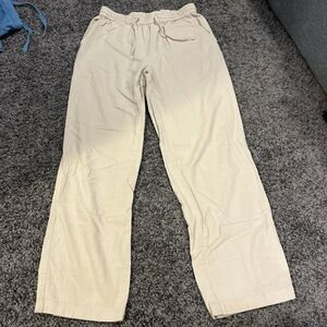 Womens Cream Pants